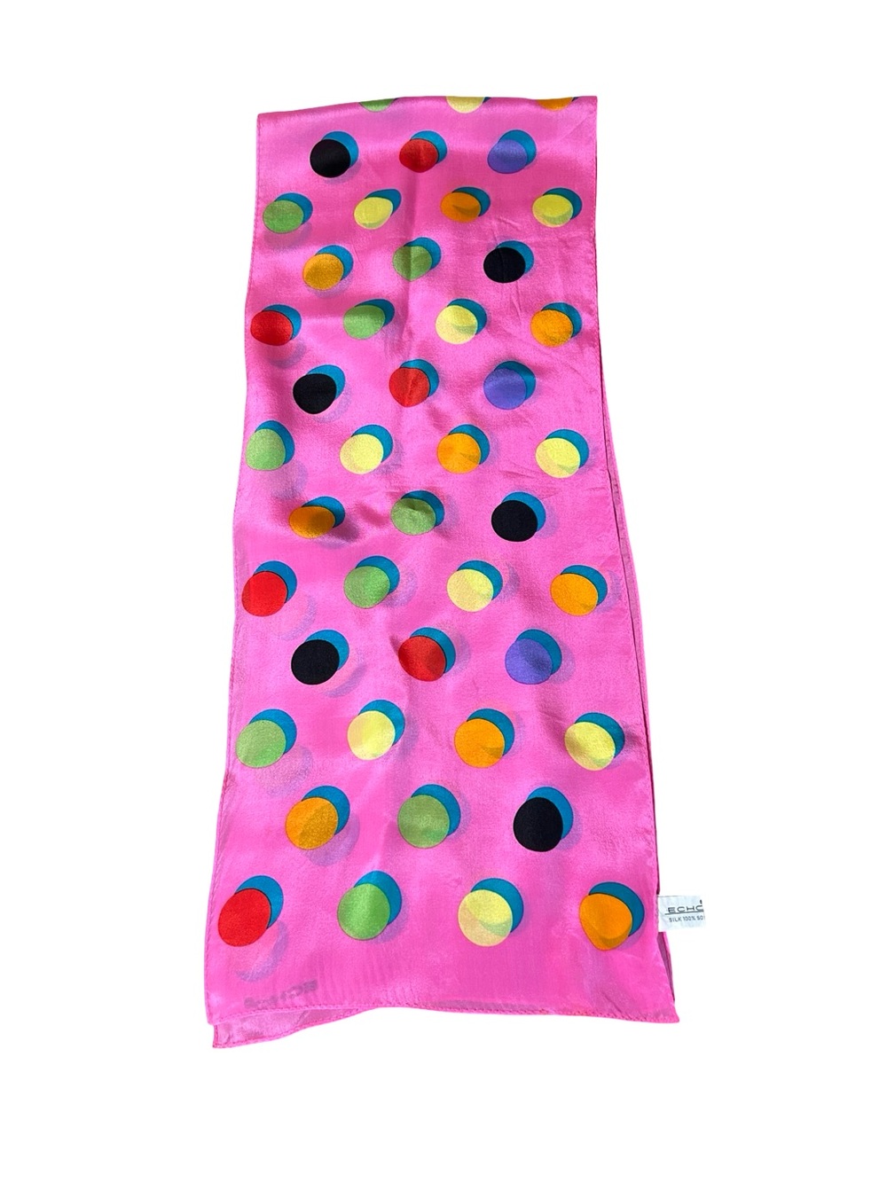 Echo 100% Silk Pink Polka Dot
Scarf Retro Colorful Oblong
Scarf - Picture 5 of 8